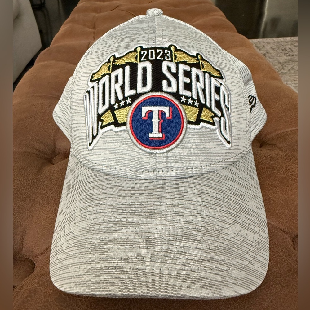 ⚾️ Texas Rangers 2023 World Series Gray Cap